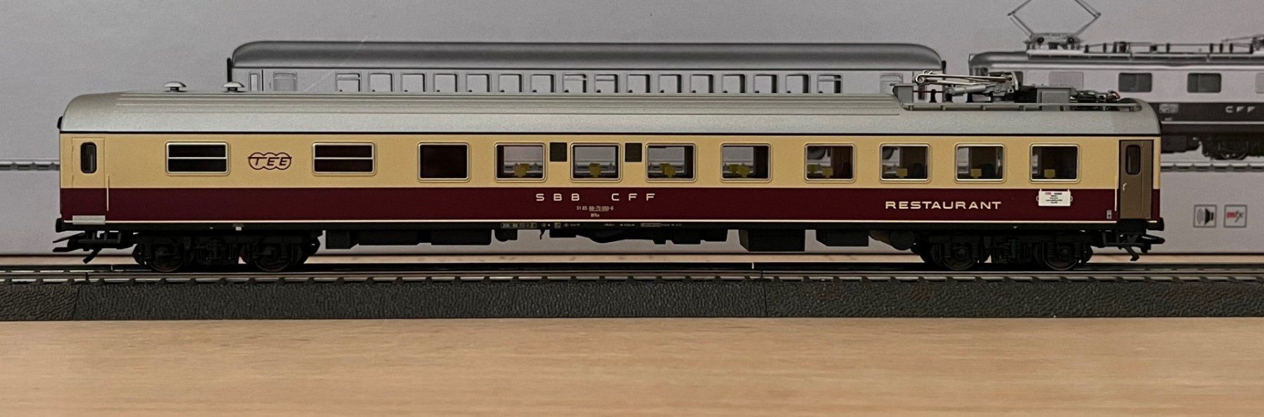 Märklin Modellini di ferrovie: TEE Bavaria Set Märklin - AC digital – Usato da Winterthur venduto da dond1 6