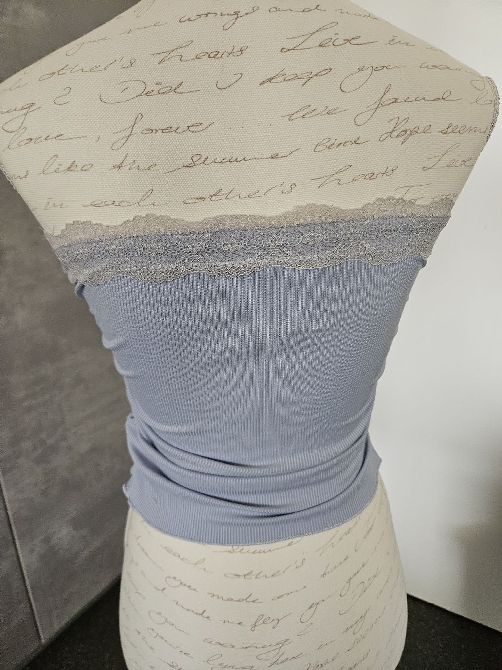 Tops: Bandeau Top hellblau mit Spitze Grösse S – Neu (gemäss Beschreibung) aus Anwil von tamoos 2