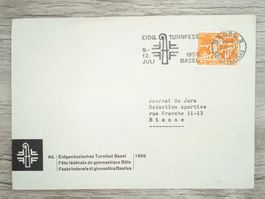 TR70 Enveloppe + Timbre Suisse 1959