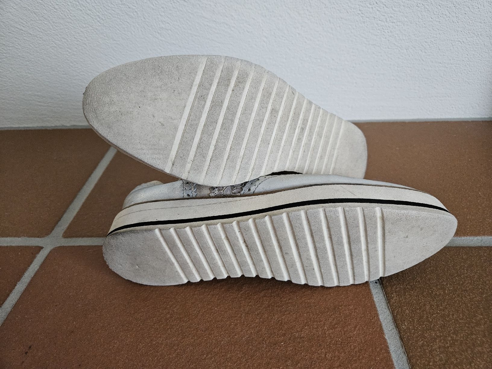 Scarpe da donna: Wds Plateau Schnürschuhe Silber – Usato da Eschenbach SG venduto da MarThu 2