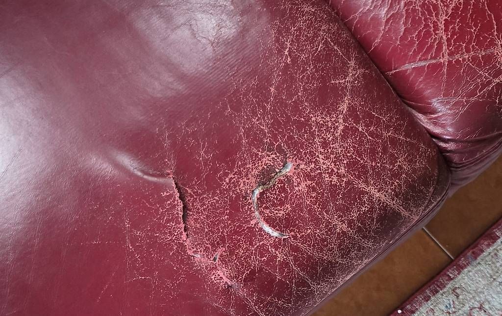 Sofas: Divano 2 posti in pelle bordeaux – Gebraucht aus Zürich von zonalba 4