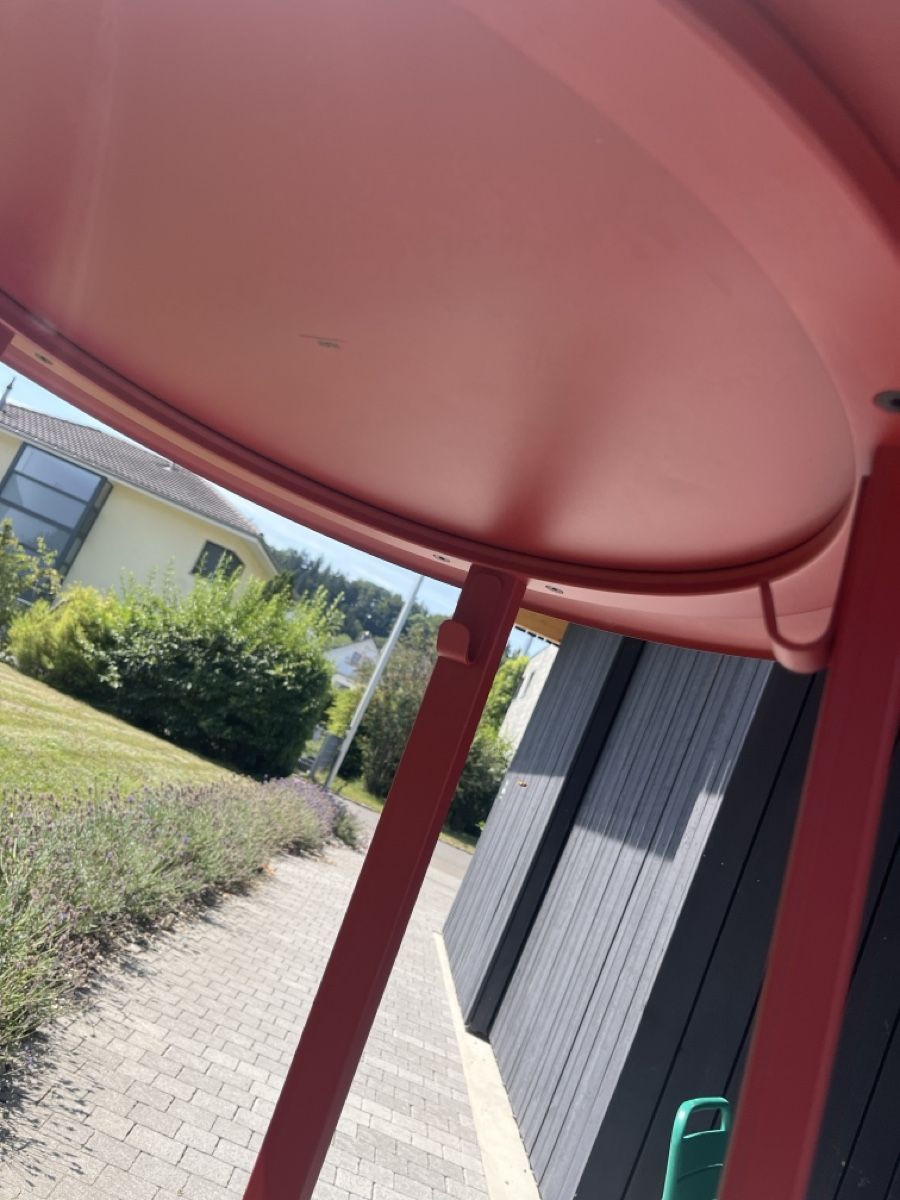 Tables: Hay Runder Stehtisch Metall rot – D'occasion à Berneck par Bonie6 2