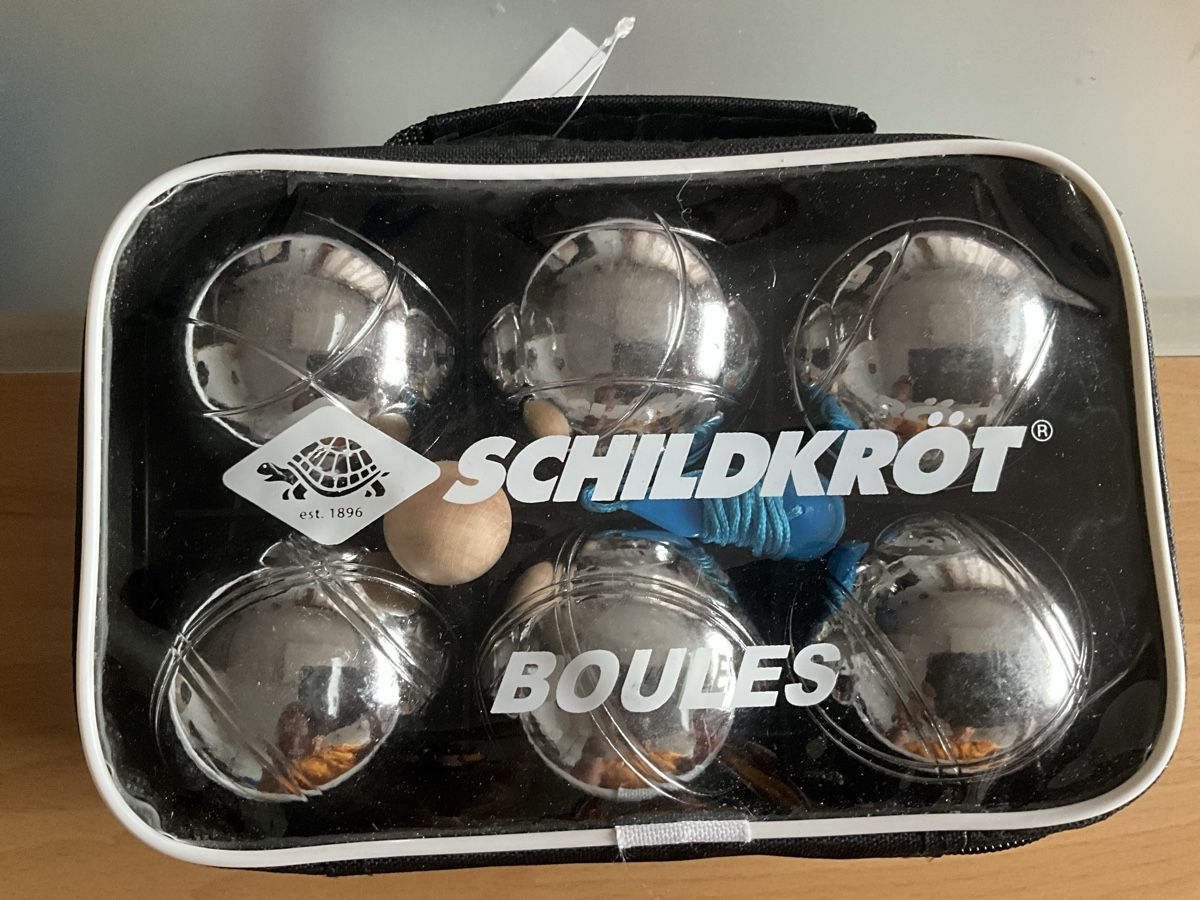 Giochi: Schildkröt Boule Set mit Tasche 6 Kugeln neu – Nuovo (secondo la descrizione) da Thal venduto da nocheli