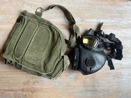 Masque à gaz M17A1 original us Army Vietnam