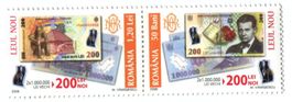 Briefmarken "Banknoten". Rumänien.
