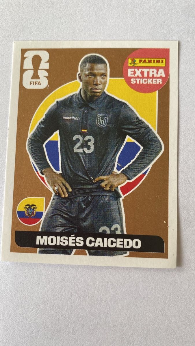 Panini Carte collezionabili: Panini Extra Sticker Moises Caicedo - BRONZE – Nuovo (secondo la descrizione) da Therwil venduto da angi_angi