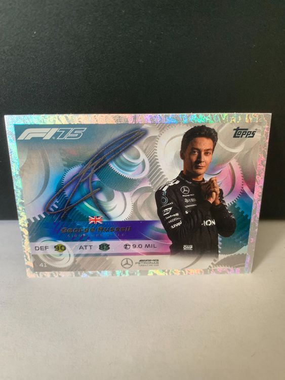Topps Match Attax Turbo F1 George Russell Signature Style (Neu (gemäss ...