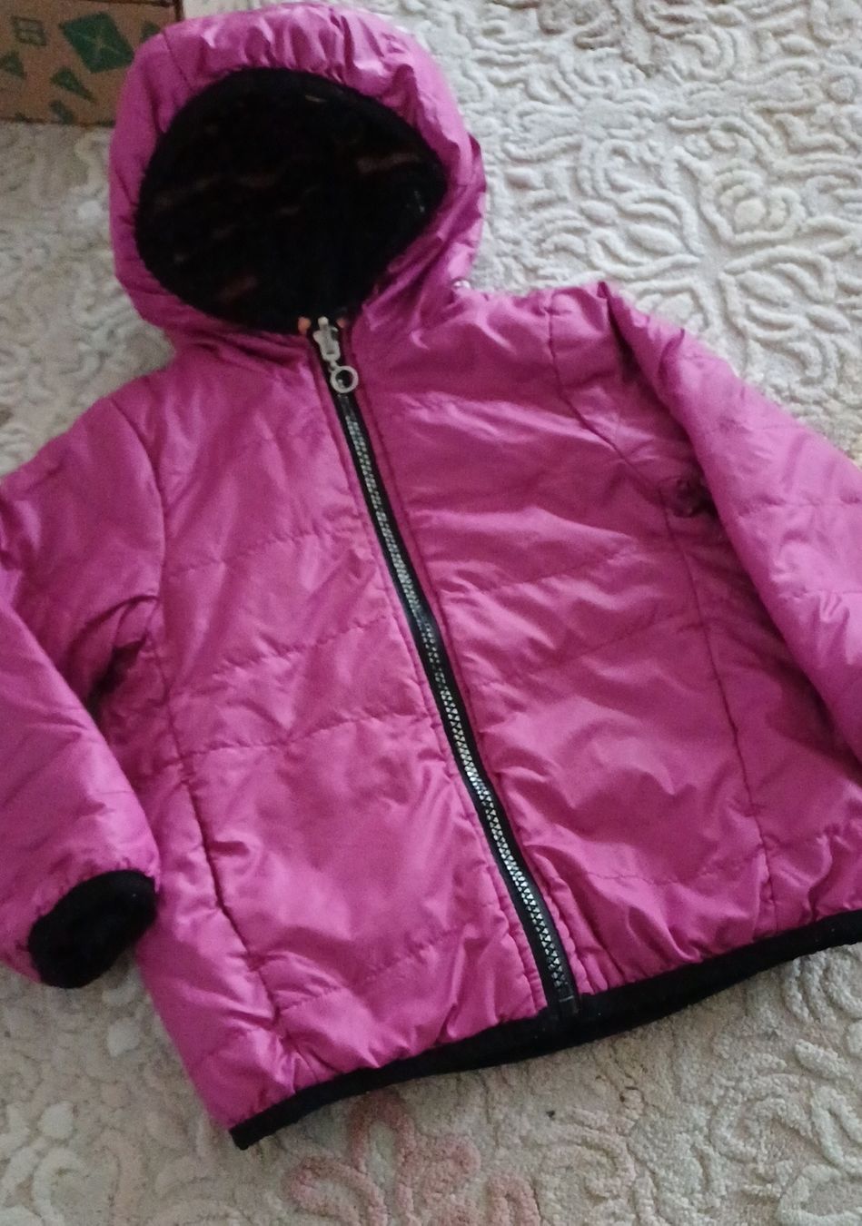 Giacche & Cappotti: Pinke Kinder Jacke, Grösse 92/98 – Usato da Riniken venduto da Lessy-