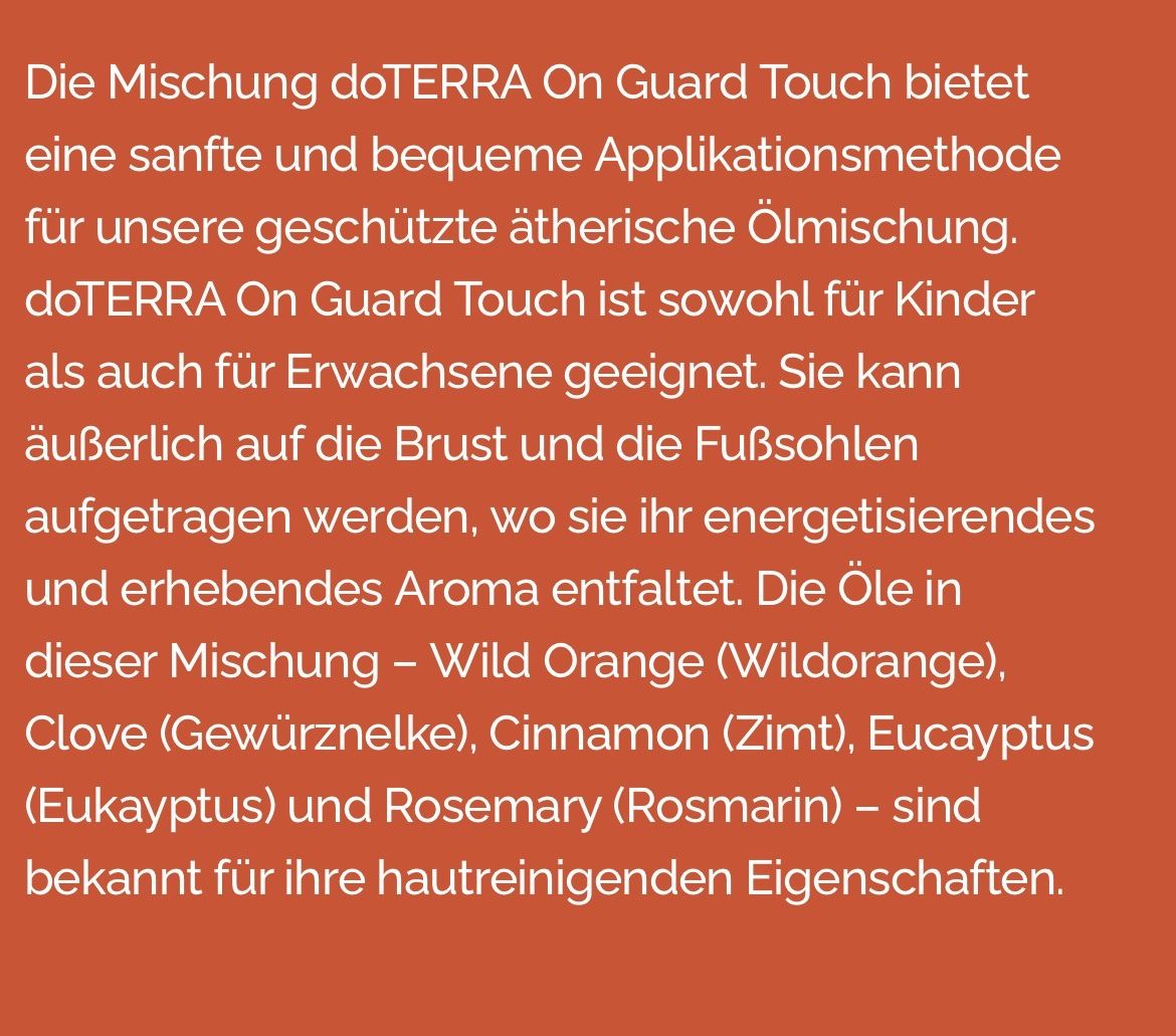 Doterra Oli essenziali: doTERRA On Guard Touch, ätherische Ölmischung Rollon – Nuovo e nell'imballaggio originale da Visp venduto da Stebar1966 1