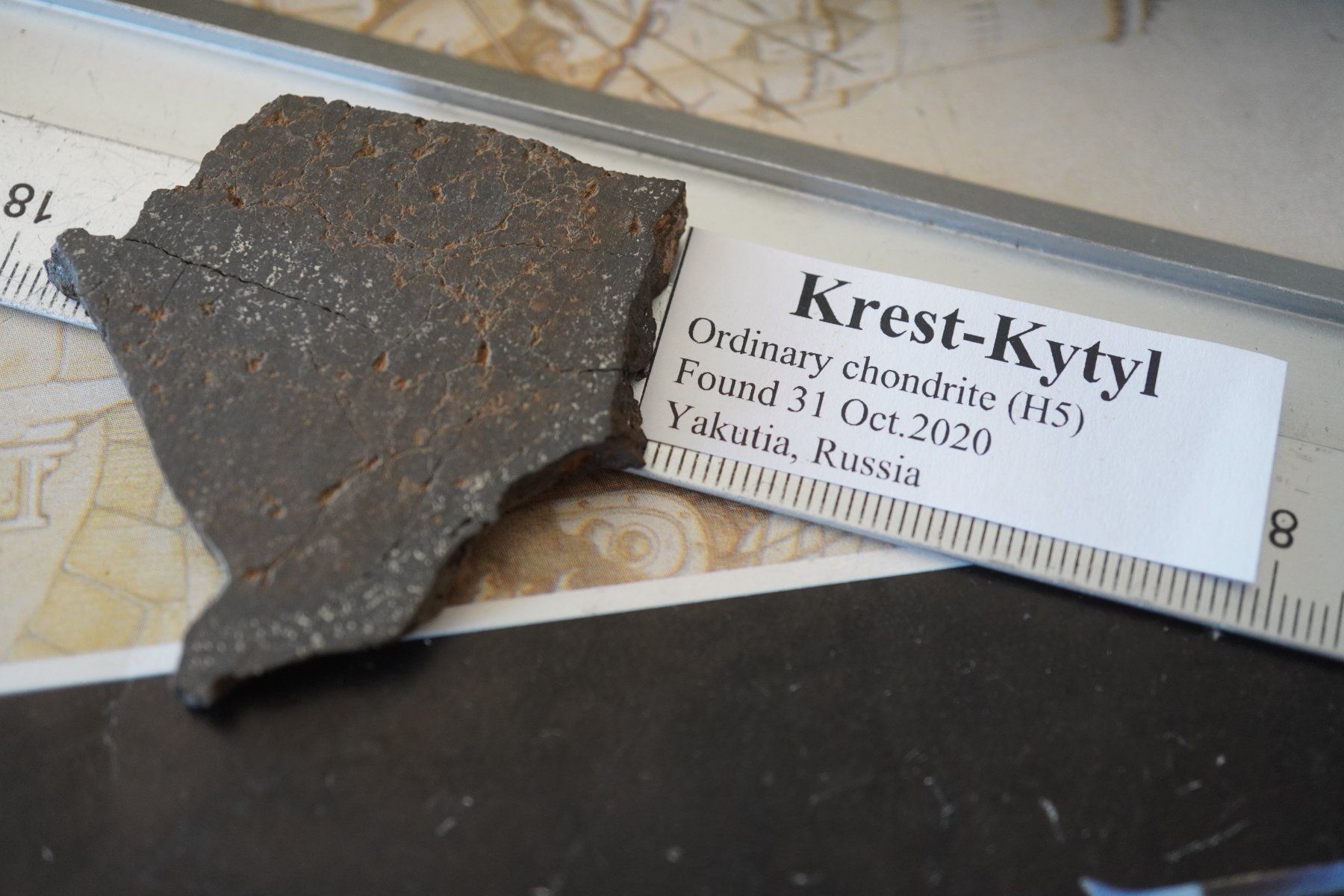 Minerali & Pietre curative: Krest Kytyl   Meteoriten  18,5g    Scheibe – Nuovo e nell'imballaggio originale da Eschenbach SG venduto da topstone 7