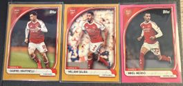 3x Topps Arsenal Fan Set 24/25 Lot Numbered 