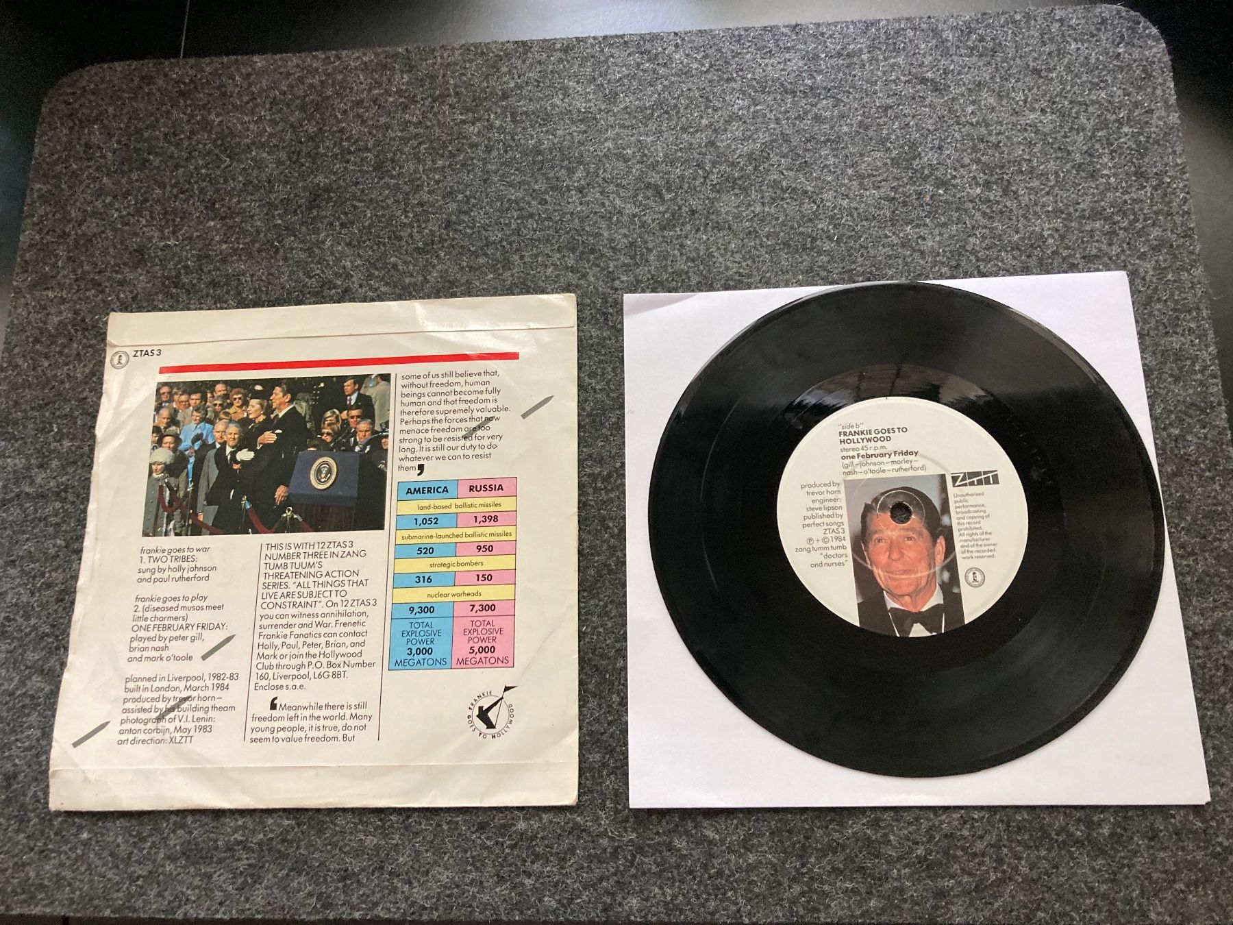 Dischi in vinile: Frankie Goes To Hollywood - Two Tribes – Usato da Fribourg venduto da Karushi 1