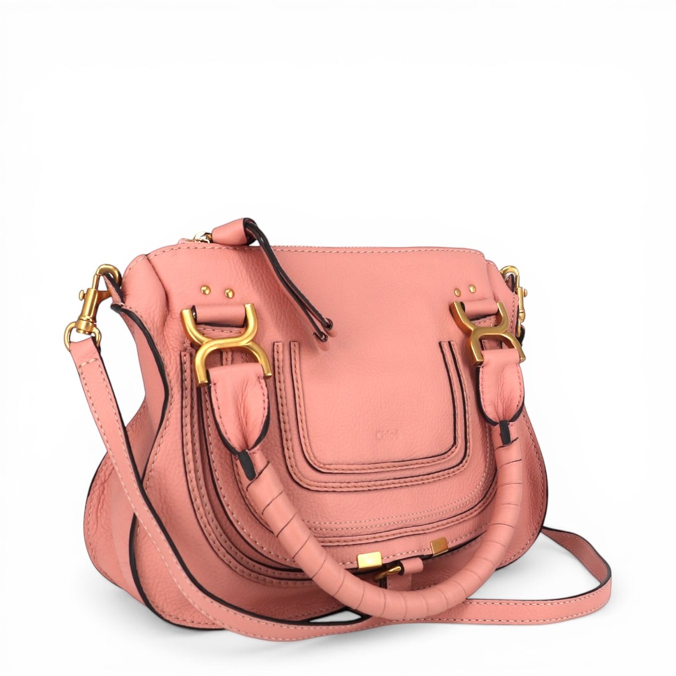 Chloé Borse da donna: Chloé Marcie small Fallow pink – Usato da Binningen venduto da Designerlabels 3