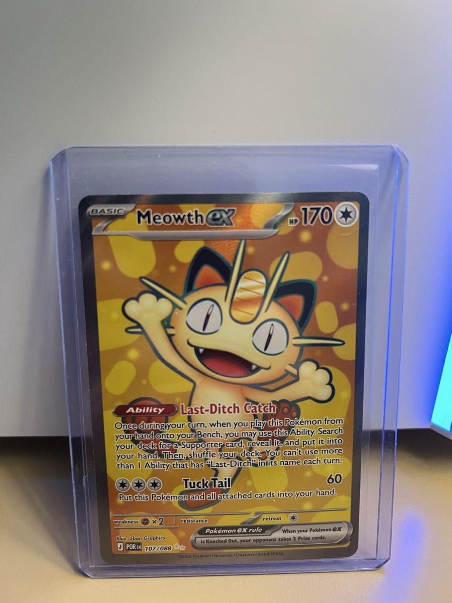Pokémon Cartes à collectionner: Meowth ex 107/088 – Neuf avec emballage d'origine à Gontenschwil par joe_9qdj