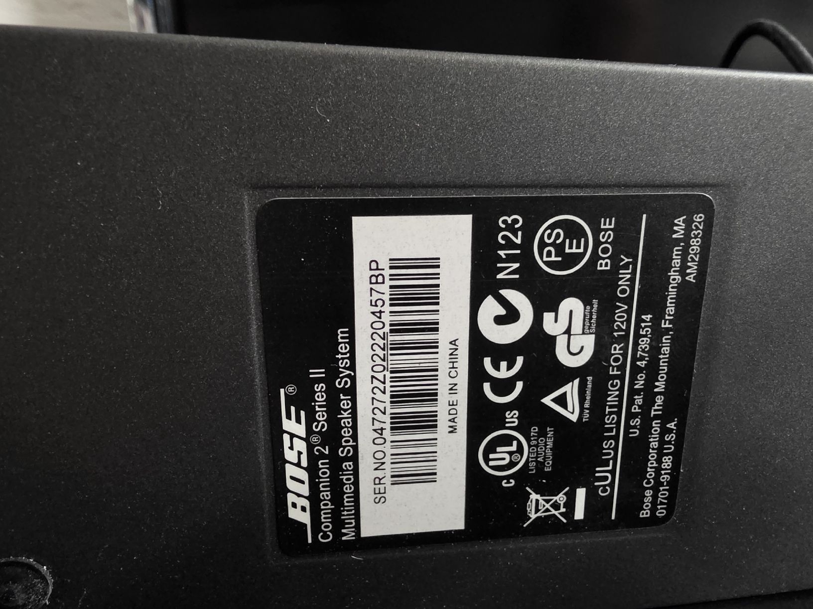 Bose Casse acustiche: Bose Lautsprecher Paar gebraucht grau  – Usato da Hüntwangen venduto da Mh18 6