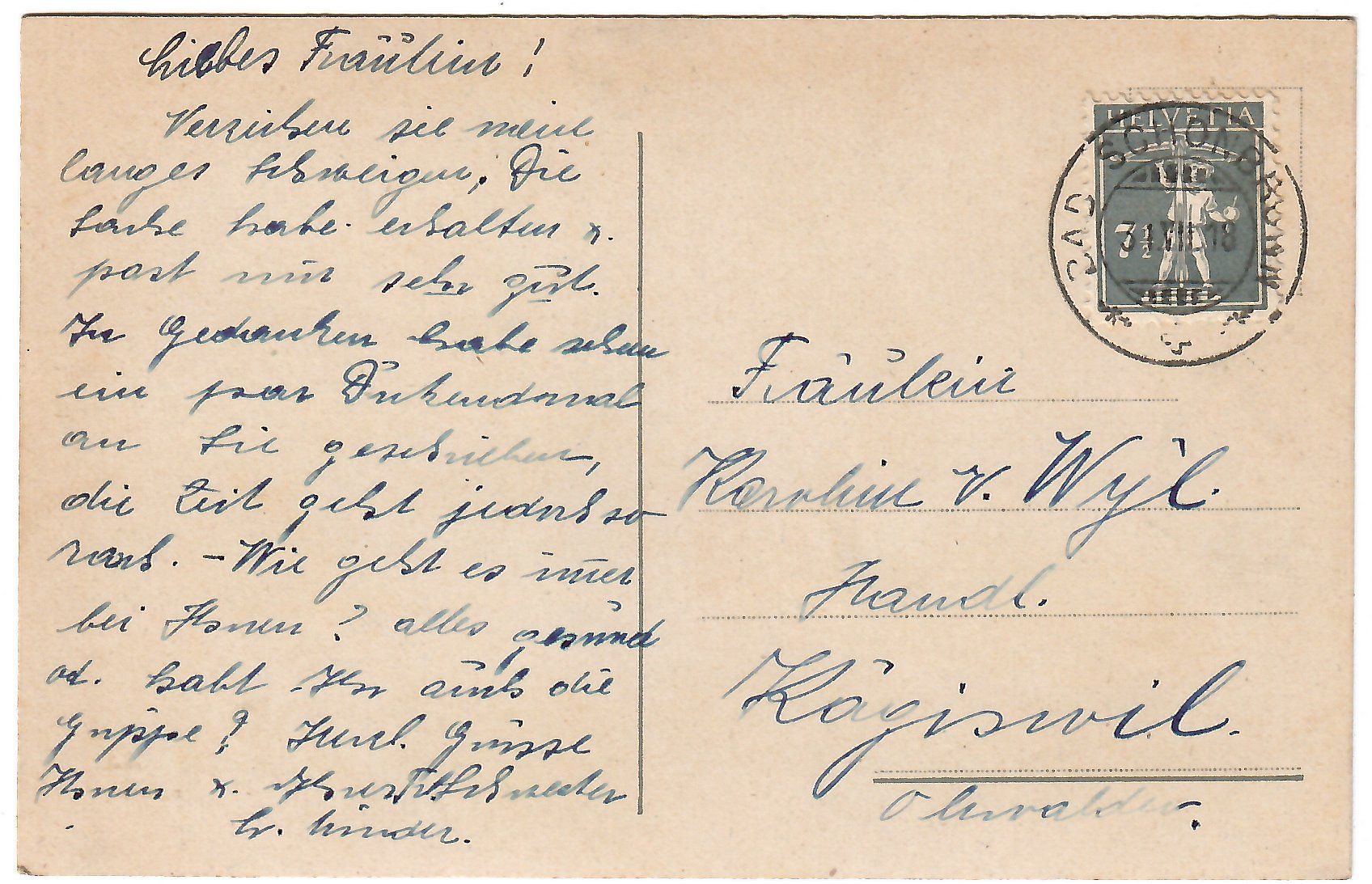Cartoline postali: Ansichtskarte Bad Schönbrunn mit Lorzentobelbrücke – Usato da Kerns venduto da etma3 1