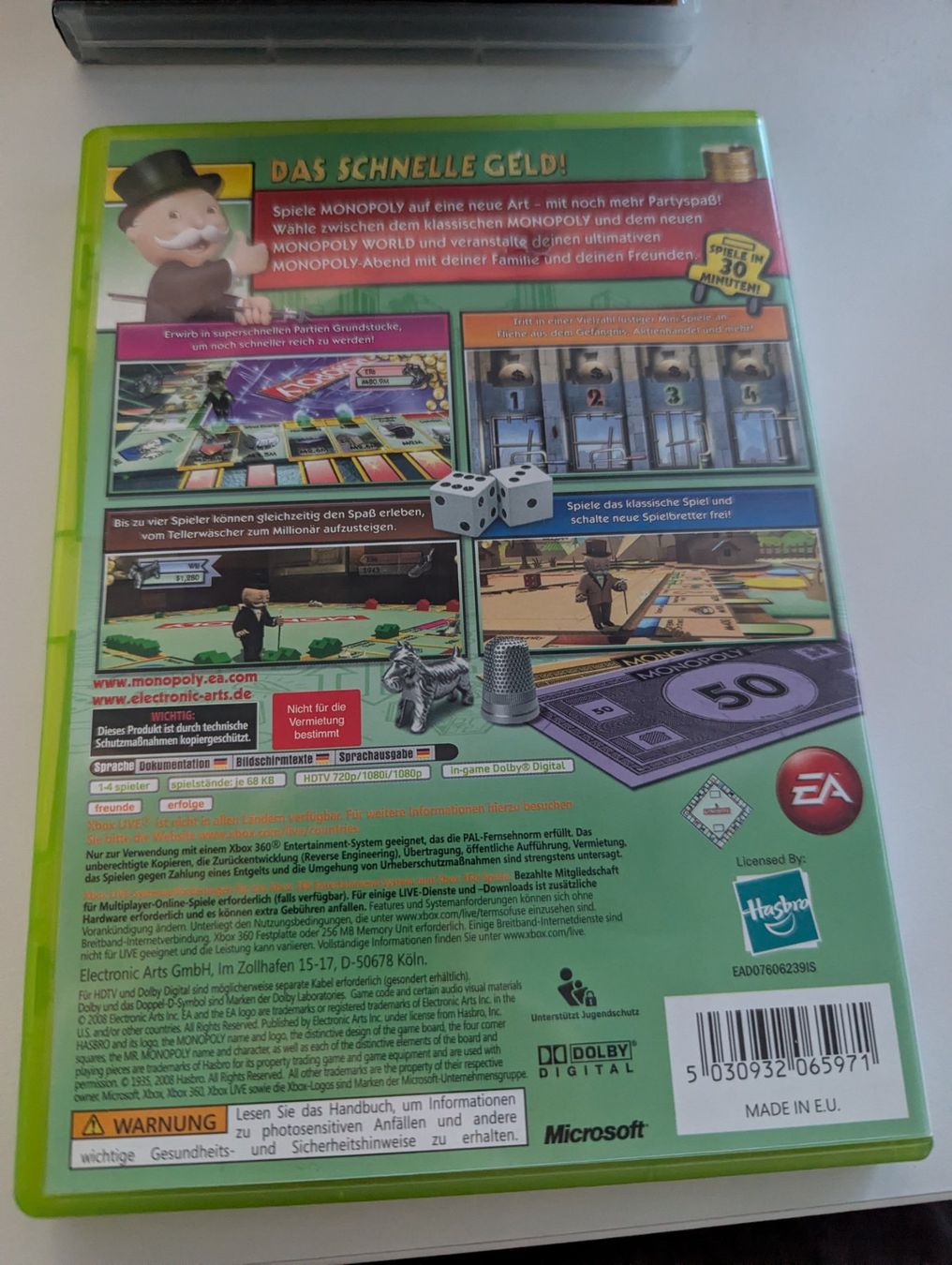 Giochi: Monopoly Xbox 360 Spiel Game – Usato da Hünenberg See venduto da SpecialEditionGaming 2