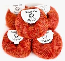 Super Kid Mohair 5 Knäuel Farbverlauf