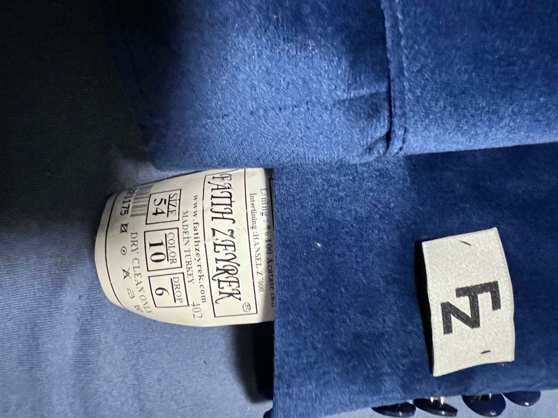 Giacche: Samtjacke blau Herren – Nuovo e nell'imballaggio originale da Chur venduto da bauser03 3