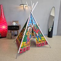 Altes Tipi Zelt ESBER Indianerzelt Sioux Sheriff Indian Tent