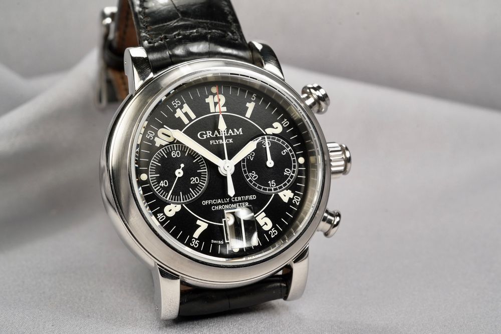 Graham Uhren: Graham - Flyback Ref. 2SFL Automatic Steel Chronograph – Gebraucht aus Morcote von chronoservice 2