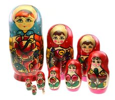 10 -teilige russische Matrjoschka - Babuschka (0211)