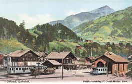 Gstaad (BE) Bahnhof Eisenbahnstation