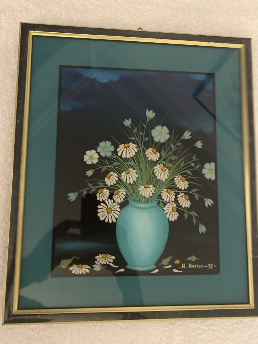 Dipinti: Tableau de Nicola Krstev fixé sous verre – Nuovo (secondo la descrizione) da Genève venduto da ati_tj8f 1
