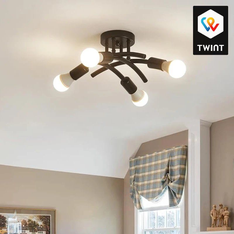 Lampadari & plafoniere: Lampe de plafond design moderne - 4 spots – Nuovo e nell'imballaggio originale da Saignelégier venduto da onekeystore 4