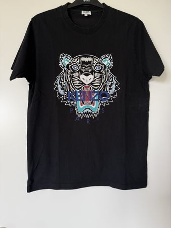KENZO T-Shirt Tiger Motiv Schwarz Grösse M