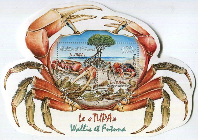 Tutti i francobolli: Block "Krabben". Wallis und Futuna – Nuovo e nell'imballaggio originale da Basel venduto da Butsch5