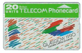 Telefonkarte British Telecom BTC-016 Glasgow 1990 20u