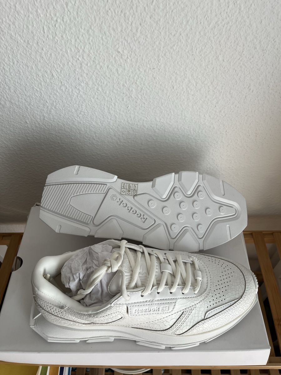 Reebok Herrenschuhe: Reebok Classic Leather LTD Cracked White 40 – Neu und originalverpackt aus Winterthur von Alex_K