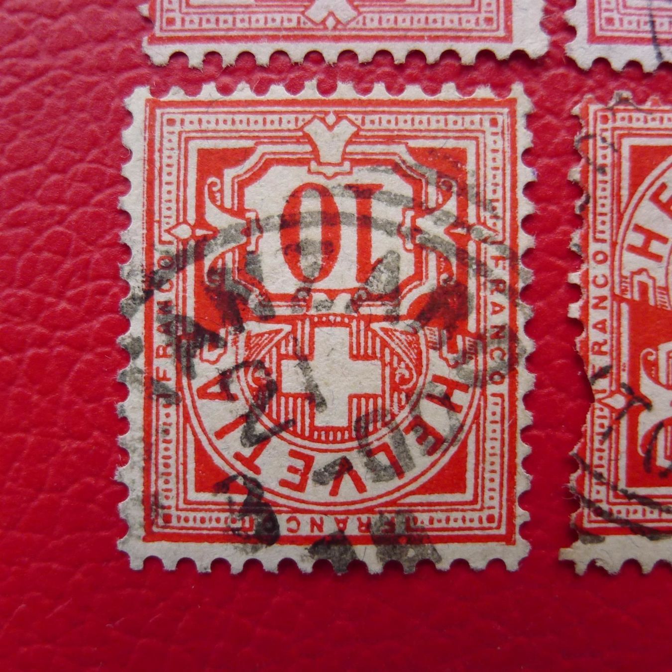 Tutti i francobolli: ZIFFERNMUSTER: Lot Ausland + Postbureau-Stempel – Usato da Sursee venduto da Luzernerraute 2