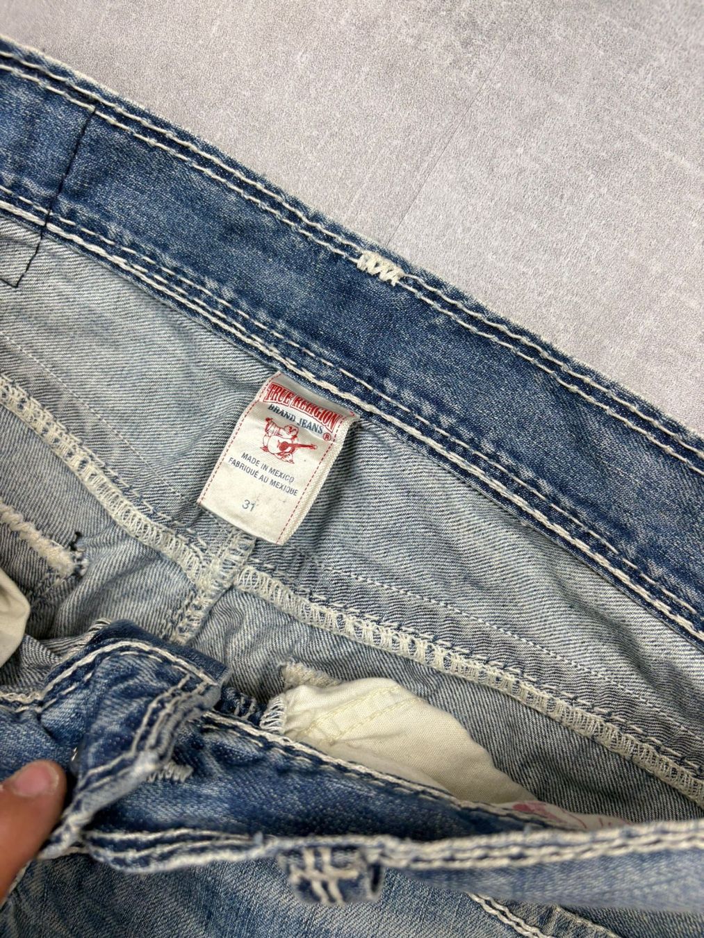 True Religion Jeans: True Religion Bootcut Flared Jeans - Grösse L/31 – Usato da Werdenberg venduto da hase.vintage 4