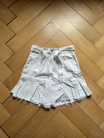 LTB - Jeansrock weiss S