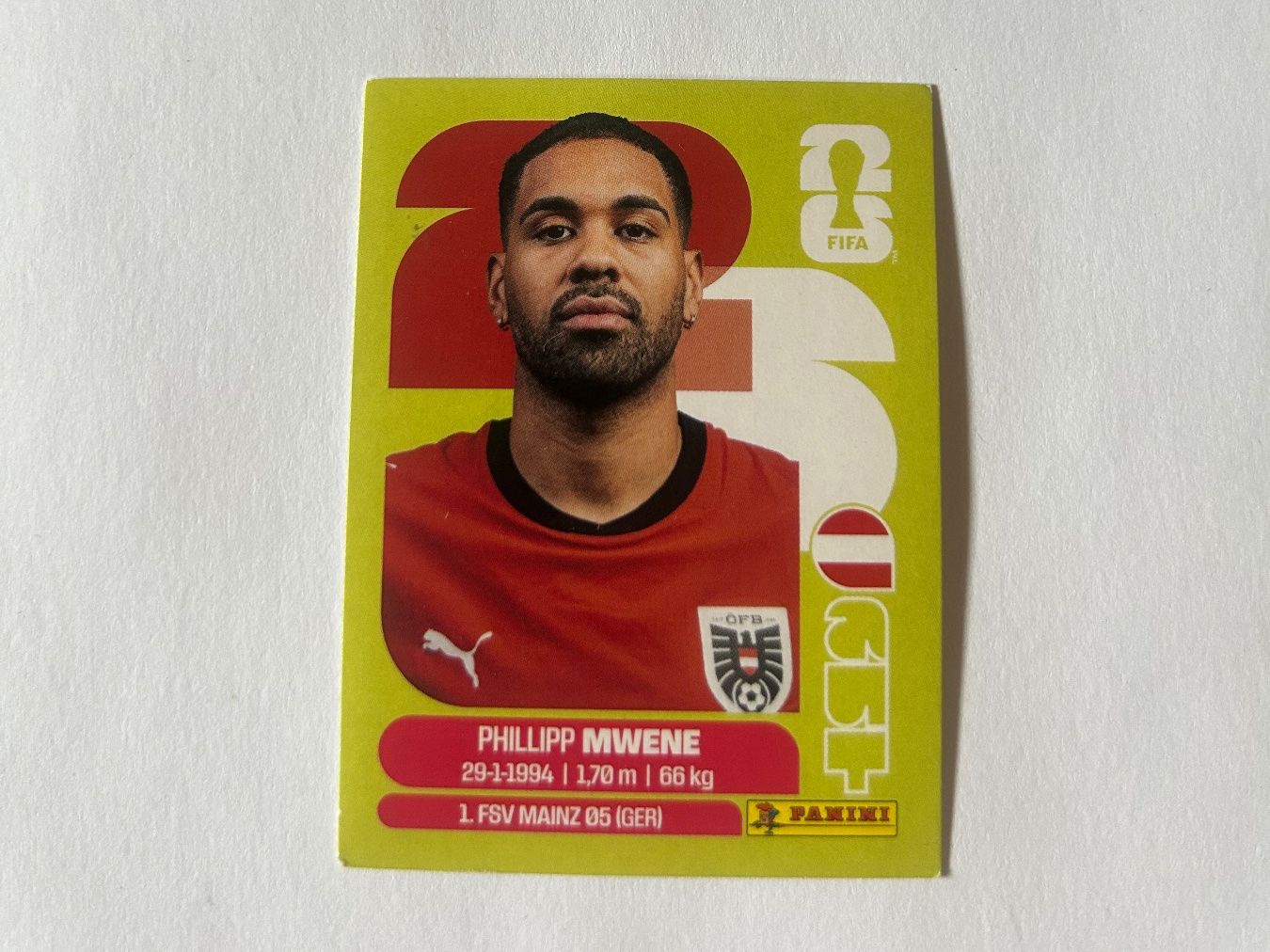 Panini Carte collezionabili: Panini WM 2026 Sticker - Mwene AUT 8 – Nuovo (secondo la descrizione) da Troistorrents venduto da sim_d75d