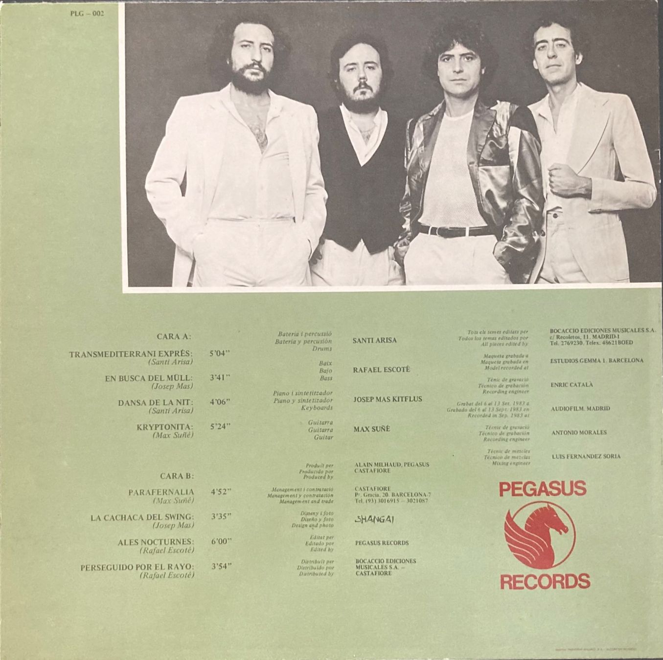 Dischi in vinile: PEGASUS - ARISA ESCOTE KITFLUS MAX - COMUNICACIO COMUNICACIO – Usato da Poliez-Pittet venduto da Newtown-Records 1