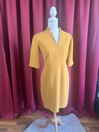 Paul Costelloe Kleid Gelb / Senfgelb Gr. 38 Vintage
