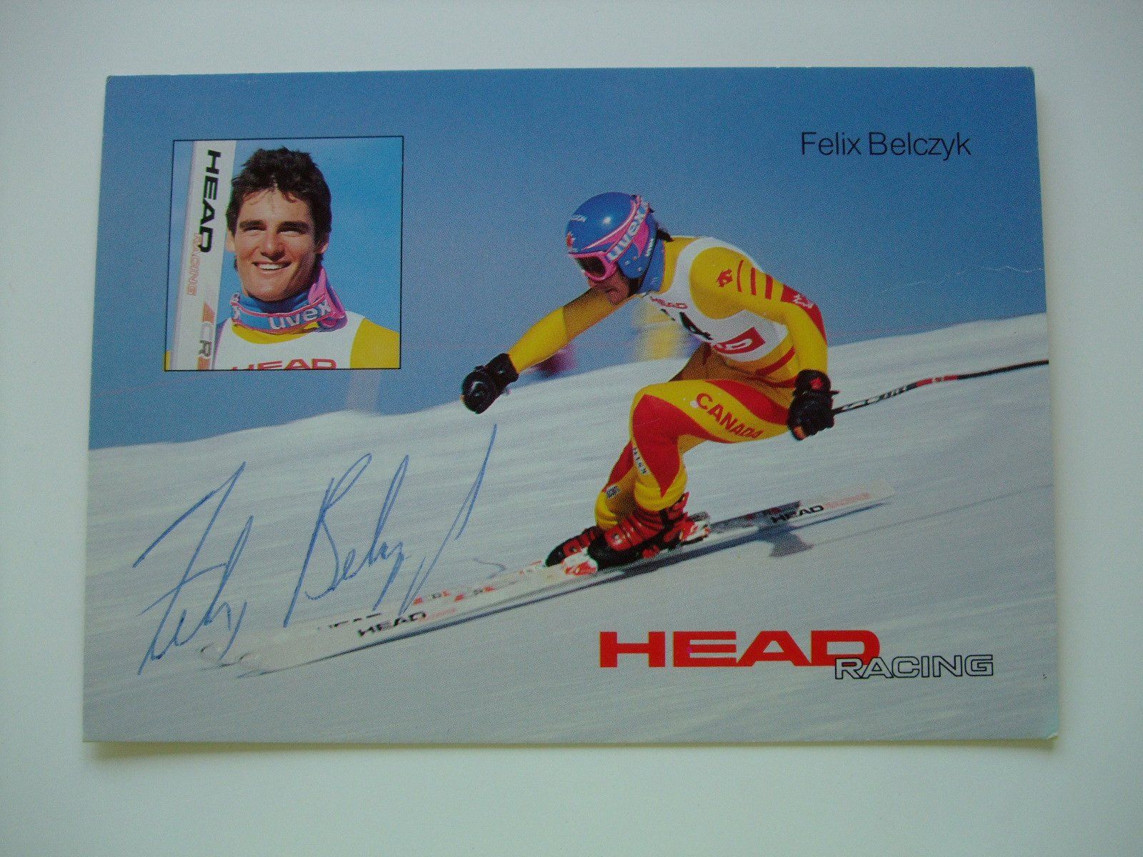 Autografi: FELIX BELCZYK (CAN) AUTOGRAMMKARTE TOP – Usato da Schachen b. Reute venduto da Dzestar