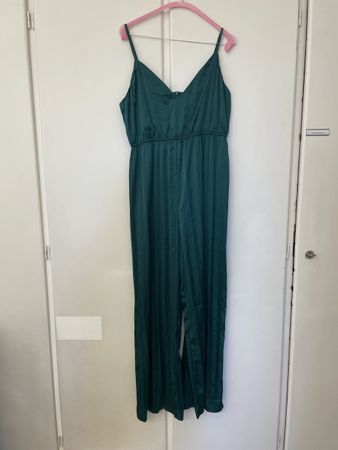 Tuta elegante verde smeraldo CIDR taglia XL 