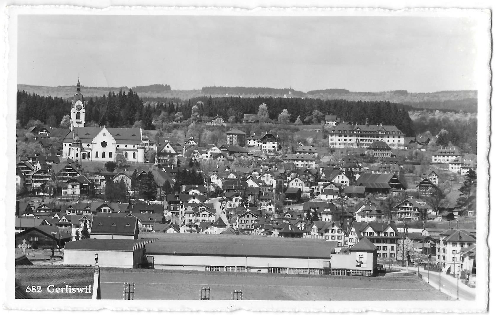 Cartoline postali: Gerliswil Gesamtansicht – Usato da Olten venduto da clotaldi