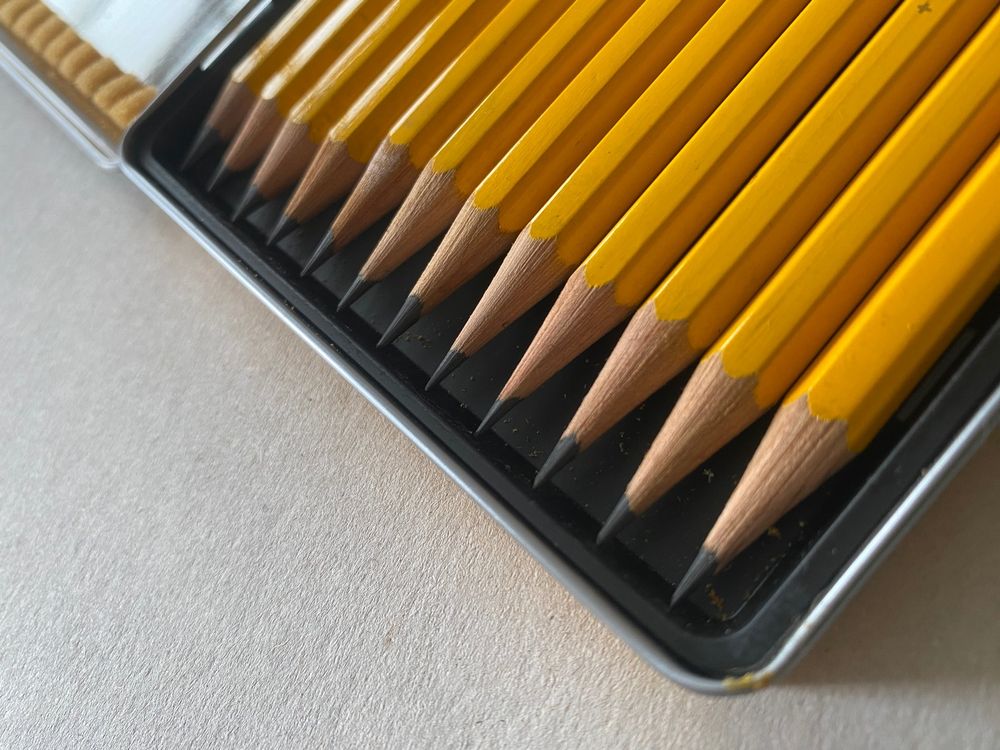 Caran D'Ache Supra Farbstift – Elfenbeinschwarz, 3,8 Mm Mine, Wasserlöslich, In Zedernholz