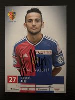 Autogrammkarte Naser Aliji FC Basel signiert Zustand gut