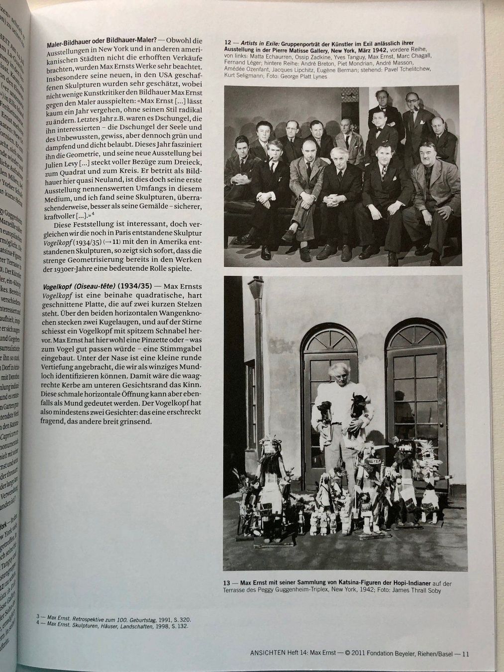 Riviste & Magazine: 2 Hefte der Fondation Beyeler, 2011 – Usato da Röschenz venduto da Sharjah 3