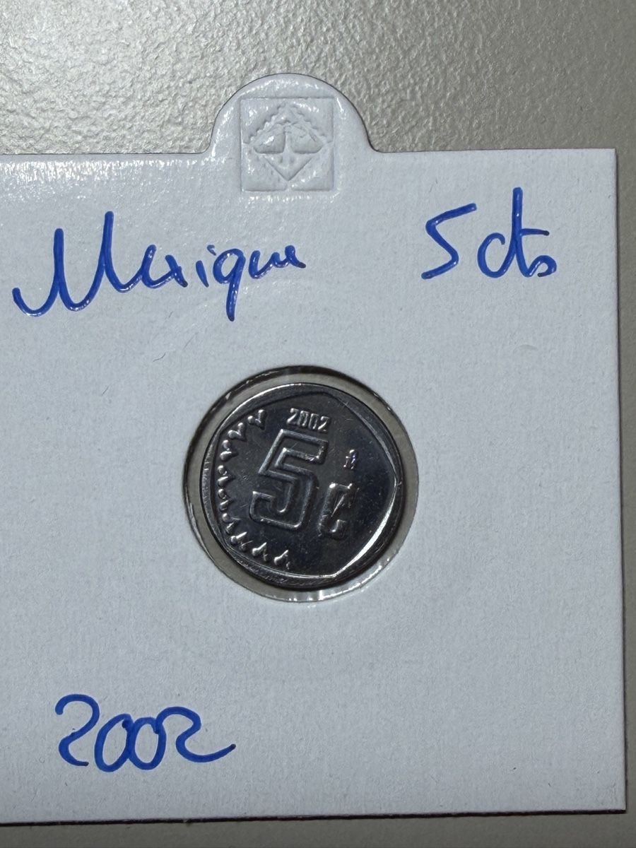 Toutes les monnaies: Mexique - 5 cents - 2002 – D'occasion à Payerne par Mike1682