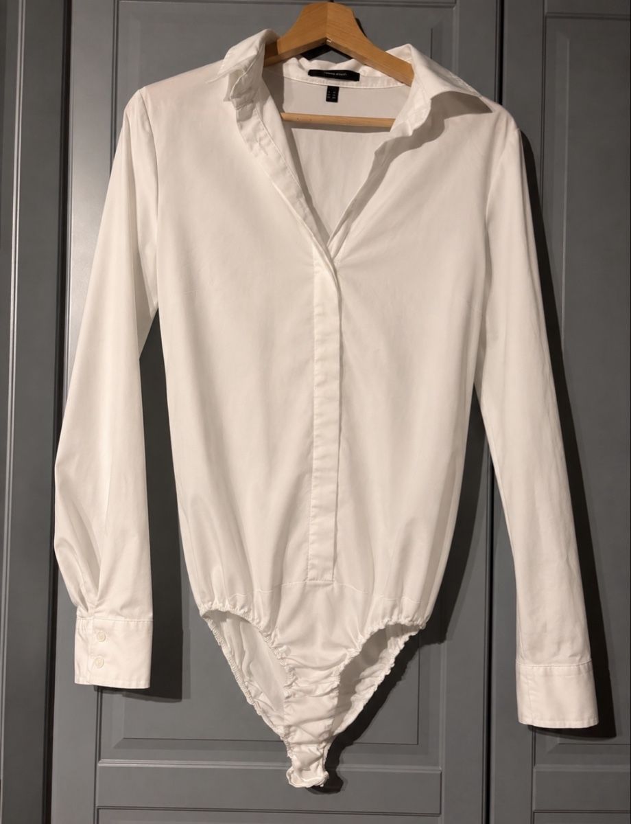 Blusen: Bodybluse weiss Gr. 40 wie neu – Gebraucht aus Glarus von NaSaGaTh