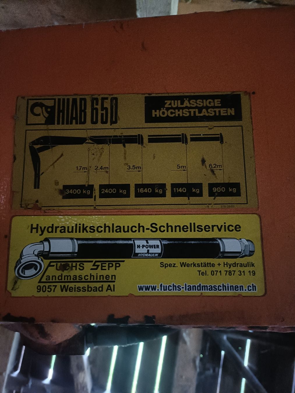 Gru: Stückgutkran – Usato da Giswil venduto da frigo-5 5