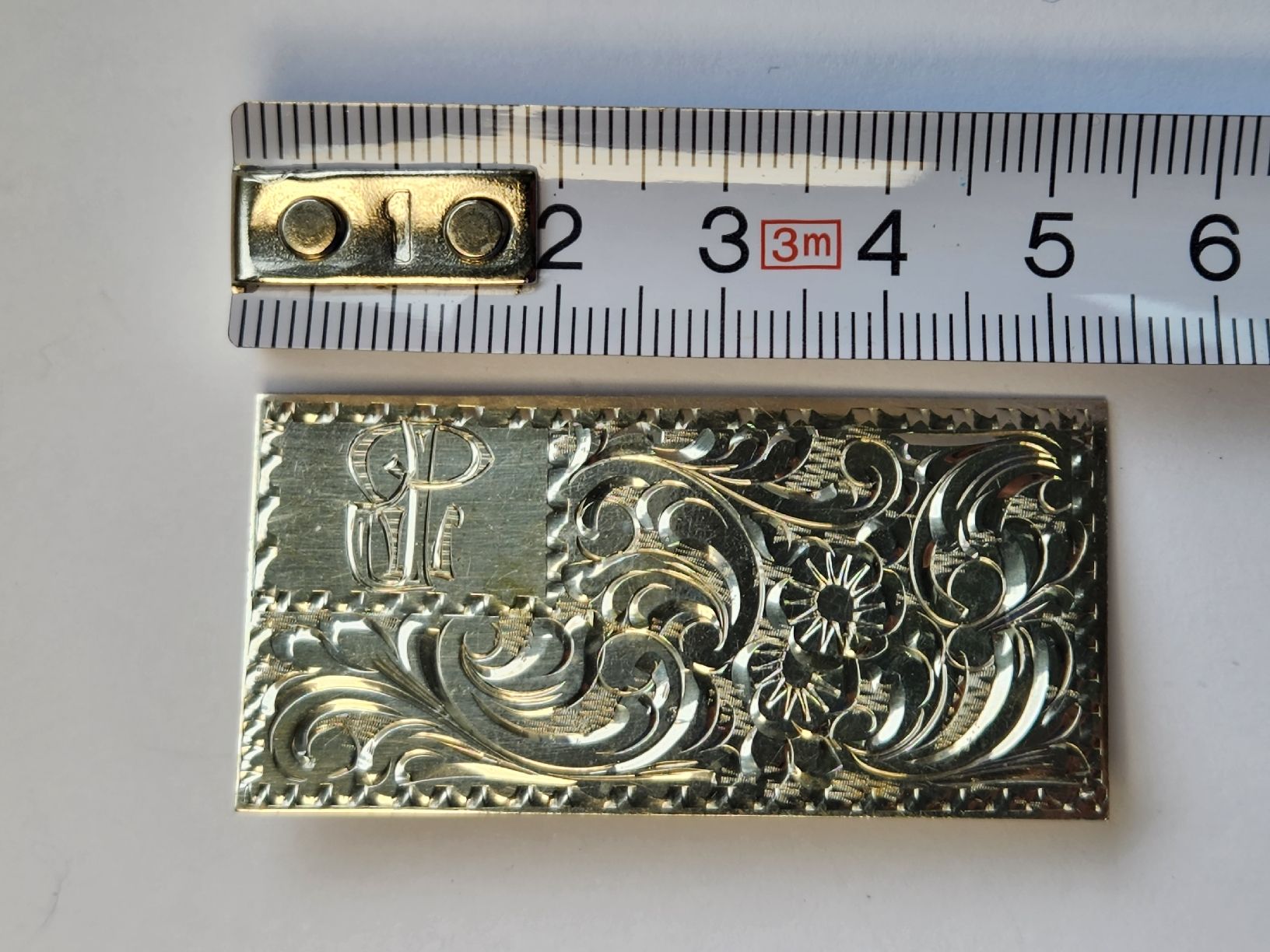 Spille & Fermagli: Vintage Brosche mit Monogramm - 800 Silber – Usato da St. Gallen venduto da GIULESGG 6