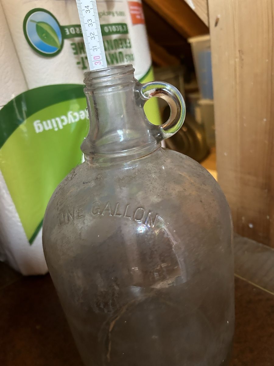 Caraffe: Glaskrug „one Gallon“ – Usato da Heimenhausen venduto da bergblick4 1